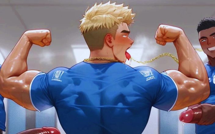 Real narrated fantasy: Bir sürü ateşli ve ıslak eşcinsel seksi. Anime gay hentay derlemesi...
