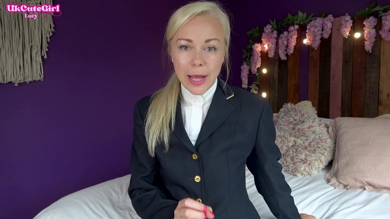 UKCuteGirl: Equestrian JOI: Beg for Cum on My Bottom