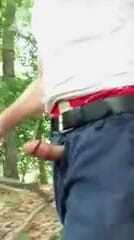 TJenner: Walking in the woods with my cock out