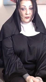 Bible Study Nun Catches You Jerking off Scolding Humiliation