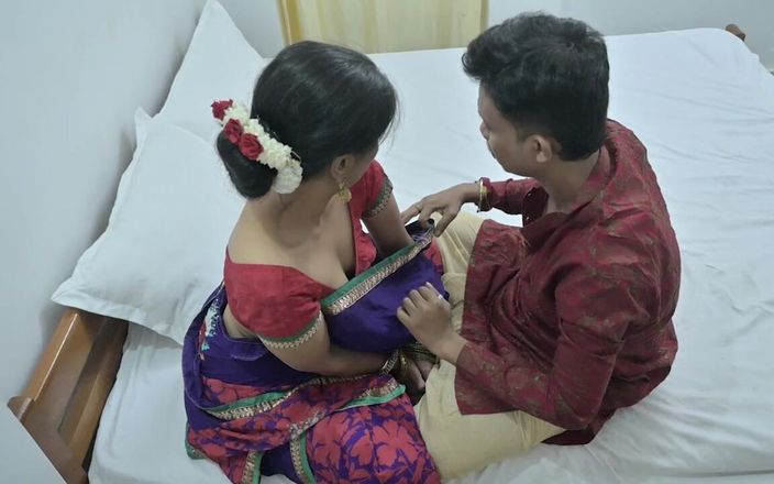 Indian porno creator: Casal indiano em lua de mel sensual sexo romântico suave