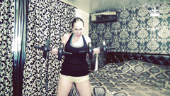 Goddess Misha Goldy: Opakuje se 105 zdvihů pro biceps výzvu!