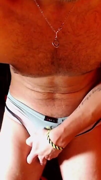 Jerking My Big Veiny Cock in the Ring