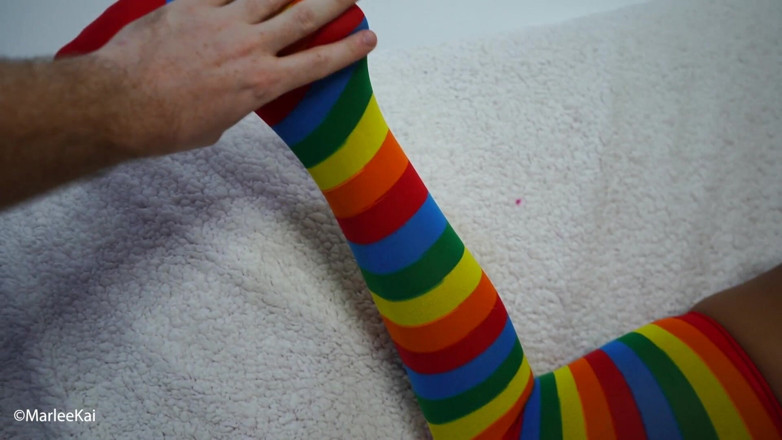 Marlee Kai: Fetiche de meia tailandesa | porra nos pés