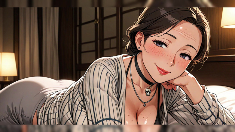 AI Porn: Ai Brunetka škádlí v posteli