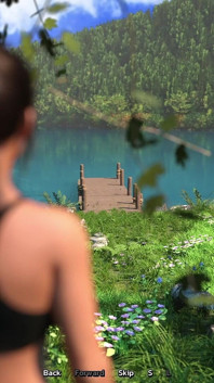 Loca hermanastra nadando desnuda en el bosque y fue atrapada - porno animado 3d hentai - vida en Santa County