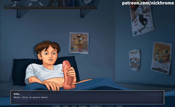 Cartoon Universal: Spanish cartoon - night masturbation part 1