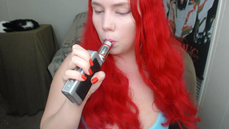 Scarlet Vixen: Hustenfetisch, dampfendes husten