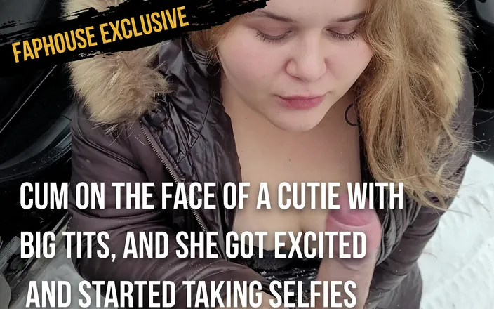 Peach Desert: Cum on the face of a cutie with big tits,...