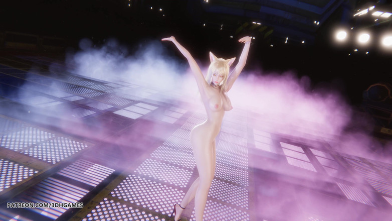 3D-Hentai Games: [mmd] Meovv - Miow Ahri, sexy Kpop, striptease, Liga der Legenden,...