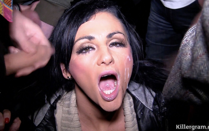 Killergram: ポルノスターの痴女が後背位のぶっかけに挑む