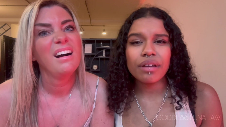 Goddess Luna Law: Жалкое унижение девственницы