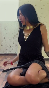 Fantazie starověkého egyptského otroctví Giselle Amore - POV čeká na božskou zdrženlivost!