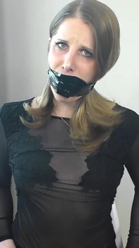 Cassie's BDSM Gag Try on and Talk