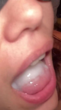 Cumshot and Swallow