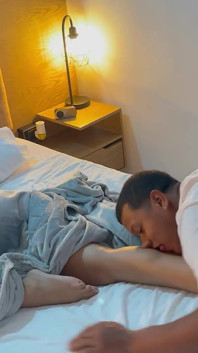 I Find My Shy Stepsister Lying Down and I Take the Opportunity to Give Her a Nice Fuck Until I Fill Her with Milk