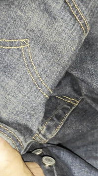 Cock in Levi's 501 Jeans Pocket