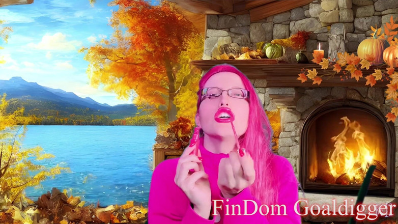 FinDom Goaldigger: Pembe lipglos dönüşümü
