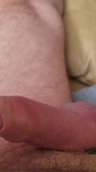 Daddy Lies Down and Jerks His Cock Until He Orgasms Loves to Play with His Cock While I Watch.