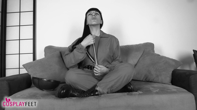 Feet & Cosplay: Devilish recruiter tests the newbie's restraint and sees if he...