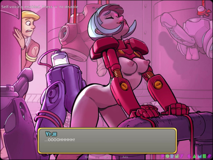 Porny Games: Kosmiczne ratowanie: Code pink v7.0 - Szczupła laska mająca metalicznego penisa (3)