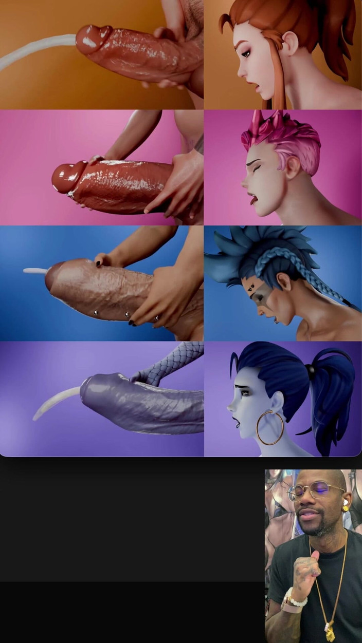 L6RD7BLU3 FUTA: Transgender muncrat ngentot memek sempit, transgender overwatch ngocok kontol dan...