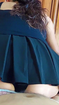 My Stepsister Was Wearing a Very Nice T-shirt Under Her Miniskirt, and She Let Me Enjoy It