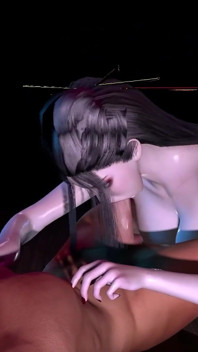 Beauty Girl in the Poor - 3D Animation V509