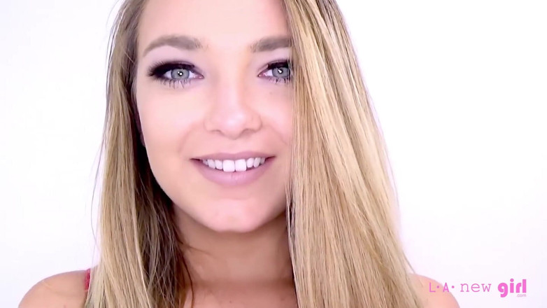 L.A. New Girl: Blonde Amateur Sucks &amp; Gets Fucked Hard at Photoshoot