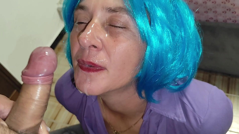 Winonna8: Stepmom Wants Sperm and Cum Facial of Halloween