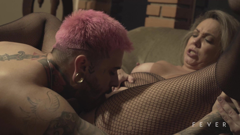 Fever Films: Hot MILF gets her pussy drilled by muscular teen guy