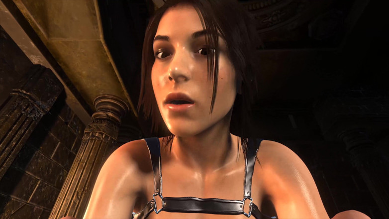 FutaPornoWorkshop: Futanari Lara Croft Hot Sex on the Dig.