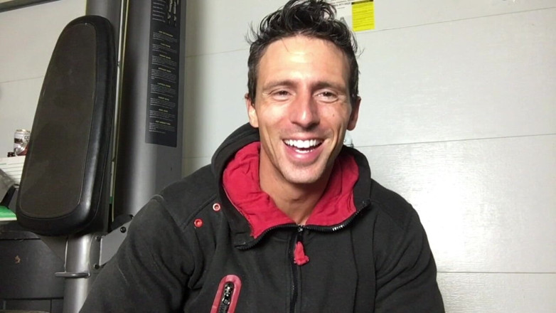 Reese Rideout: Garage Workout in a Thong