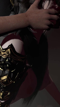Une jolie modèle cosplay en 3D nue ses gros seins se fait baiser par ses fans