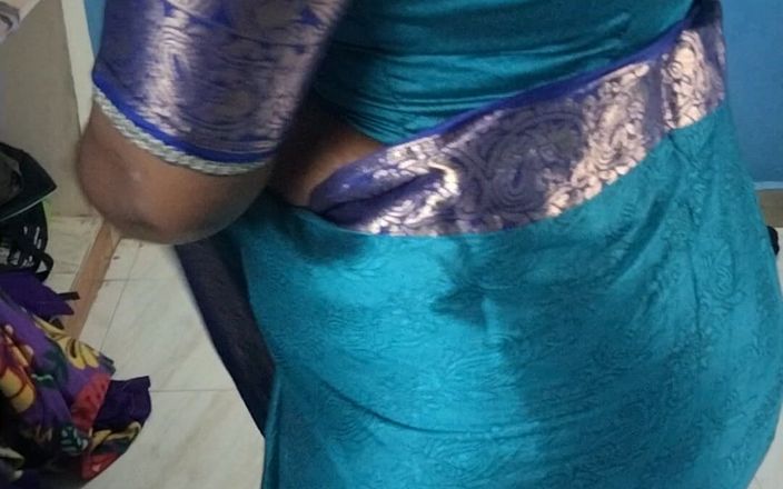 Tamil lesbian: Hot Sari Noszenie