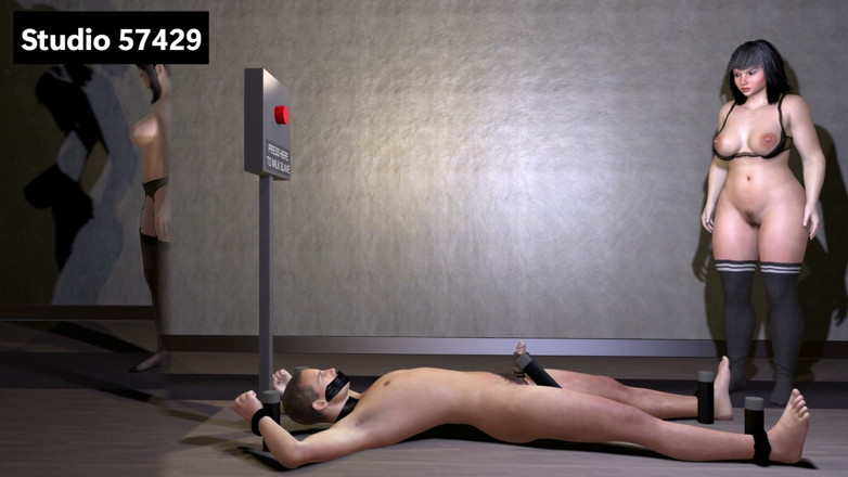 Studio 57429: Det fotluktande transportbältet - kvinnlig överhöghet BDSM