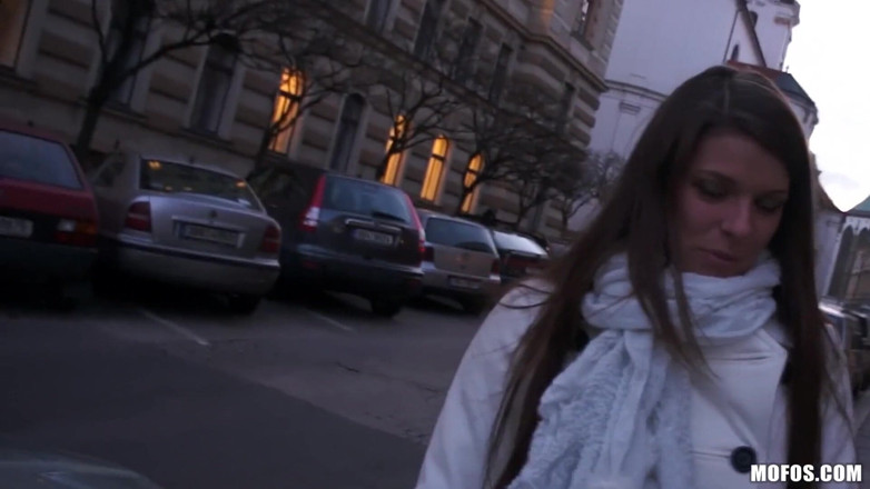 Public Pickups: Public Pickups -amateur Brunette Mona Lee Sucks Cock and Takes Load
