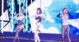 3D-Hentai Games: 헐리 burly 섹시한 메이드 핫한 스트립쇼 4K