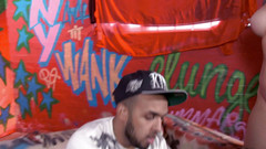 Pure XXX Hardcore: Sexy potetovaná Adreena Winters nastříkaná na obličej od Marques Goodwood