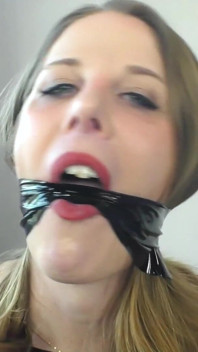 Cassie's BDSM Gag Talk Try on and Talk