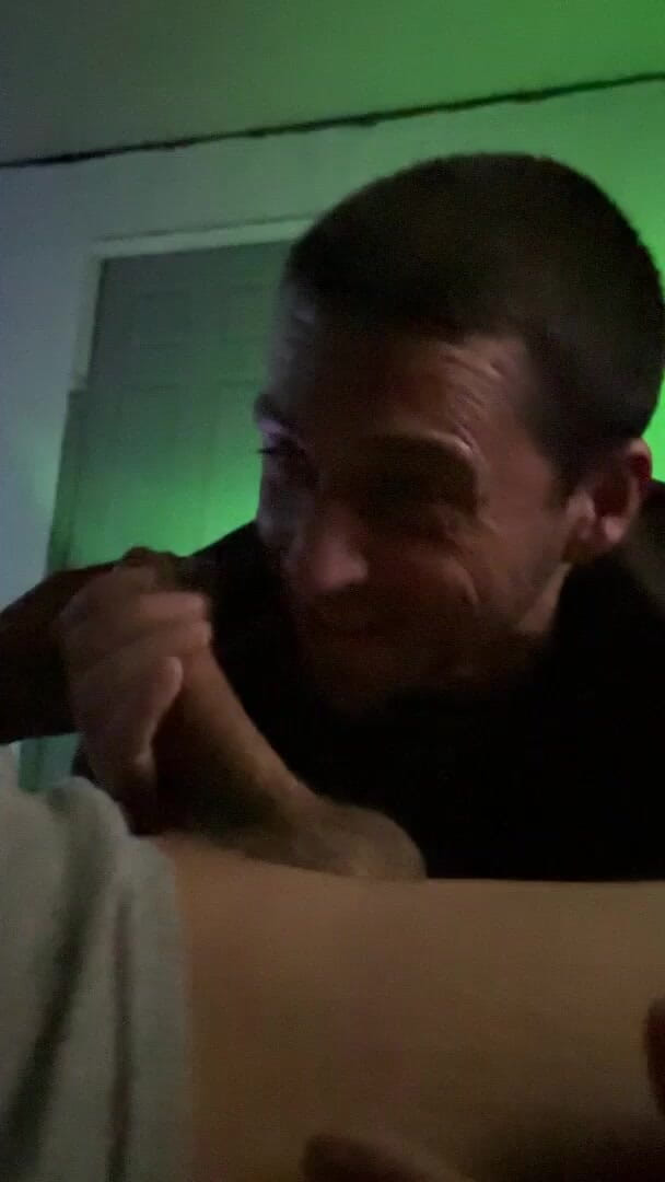 Texas-Toxicos: White Boy Slobbing on Huge Uncut Latino Dick