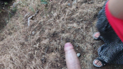 Hairy couple: Man Meet Cute Hairy Girl in the Forest and Fucking...