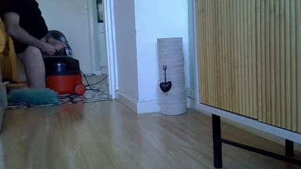 Hacked stepbrothers phone sex with Hoover cleaning