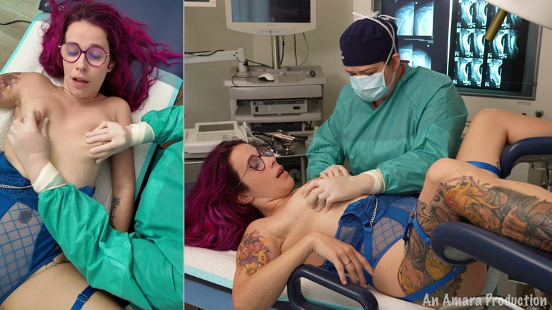 Amara Production: General Examination and Breast Examination with Nipple Play!