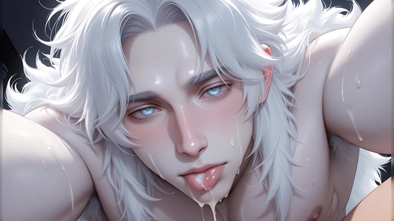 LustMen: 梦寐以求的软发男孩被厚厚的滴水精液余光覆盖
