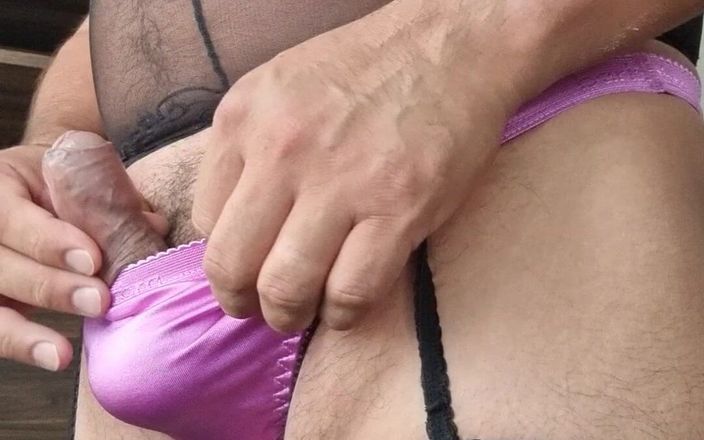 My panties: 보라색 란제리