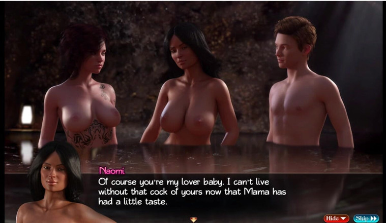 XXX Games Bunk: Treasure of Nadia - 22 - Permainan - Roleplay - 3 Beberapa di sungai dengan 2 MILF