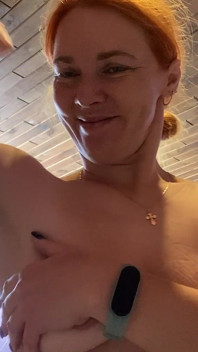 Redhead MILF Showing Her Strong Muscles