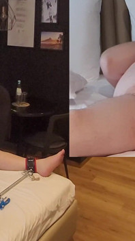 Dark Nuts Meets Her Slave Marco in a Hotel