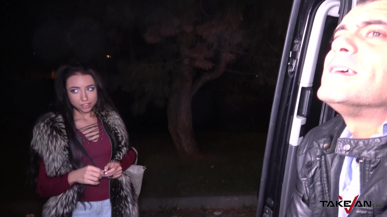 Take Van: Russian babe found on night hunt of dude in van...